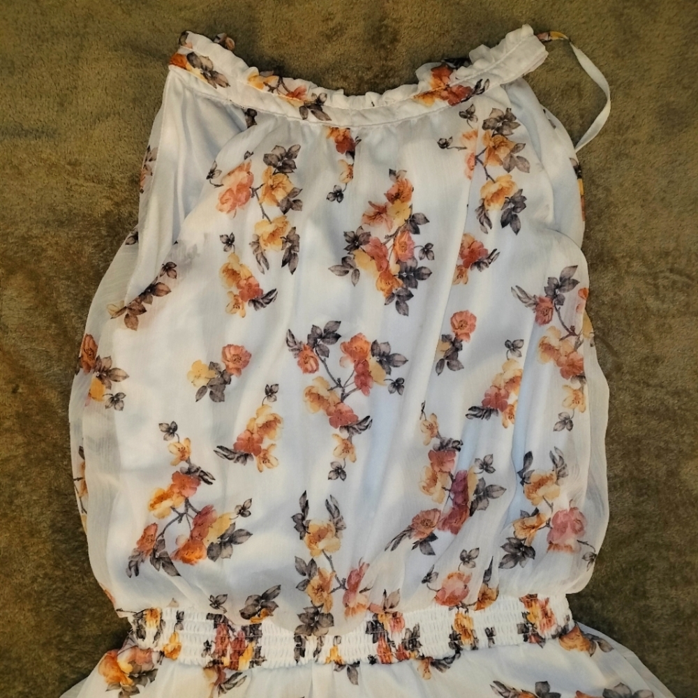 Floral beach dress